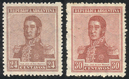 Lot 495 - Argentina general issues - Guillermo Jalil - Philatino Auction # 2325 ARGENTINA: Special auction with very low starts and lots for collectors of every level! Lot 495 - Argentina general issues - Guillermo Jalil - Philatino Auction # 2325 ARGENTINA: Special auction with very low starts and lots for collectors of every level!