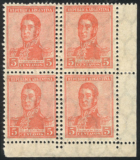 Lot 441 - Argentina general issues -  Guillermo Jalil - Philatino Auction # 2325 ARGENTINA: Special auction with very low starts and lots for collectors of every level!
