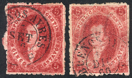 Lot 140 - Argentina rivadavias - Guillermo Jalil - Philatino Auction # 2325 ARGENTINA: Special auction with very low starts and lots for collectors of every level! Lot 140 - Argentina rivadavias - Guillermo Jalil - Philatino Auction # 2325 ARGENTINA: Special auction with very low starts and lots for collectors of every level!
