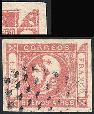 Lot 38 - Argentina cabecitas -  Guillermo Jalil - Philatino Auction # 2325 ARGENTINA: Special auction with very low starts and lots for collectors of every level!
