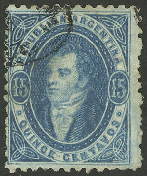 Lot 124 - Argentina rivadavias -  Guillermo Jalil - Philatino Auction # 2325 ARGENTINA: Special auction with very low starts and lots for collectors of every level!