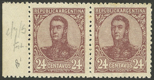 Lot 344 - Argentina general issues - Guillermo Jalil - Philatino Auction # 2325 ARGENTINA: Special auction with very low starts and lots for collectors of every level! Lot 344 - Argentina general issues - Guillermo Jalil - Philatino Auction # 2325 ARGENTINA: Special auction with very low starts and lots for collectors of every level!