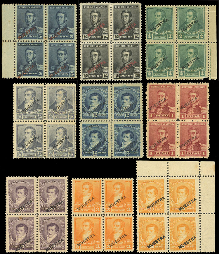 Lot 266 - Argentina general issues - Guillermo Jalil - Philatino Auction # 2325 ARGENTINA: Special auction with very low starts and lots for collectors of every level! Lot 266 - Argentina general issues - Guillermo Jalil - Philatino Auction # 2325 ARGENTINA: Special auction with very low starts and lots for collectors of every level!