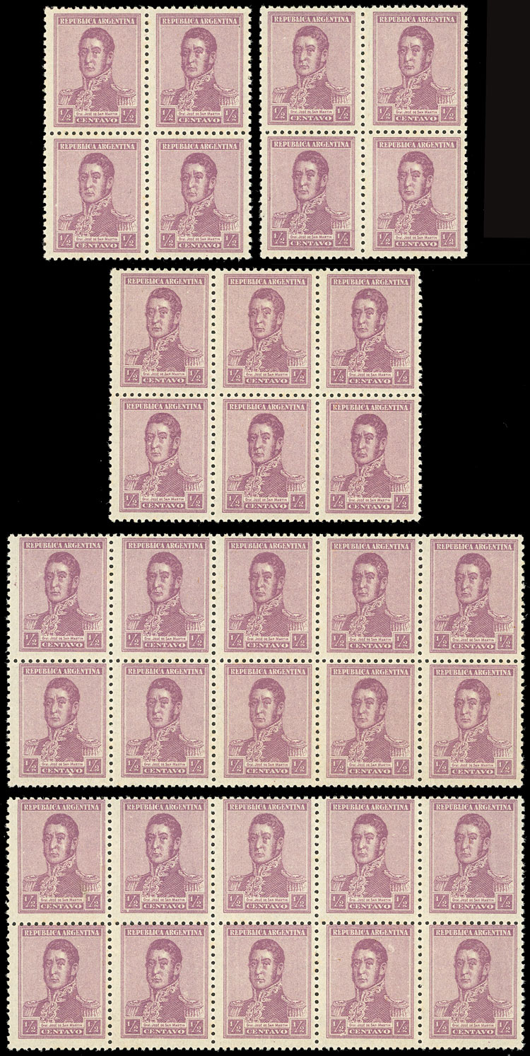 Lot 492 - Argentina general issues - Guillermo Jalil - Philatino Auction # 2325 ARGENTINA: Special auction with very low starts and lots for collectors of every level! Lot 492 - Argentina general issues - Guillermo Jalil - Philatino Auction # 2325 ARGENTINA: Special auction with very low starts and lots for collectors of every level!