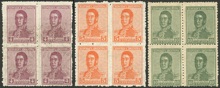 Lot 475 - Argentina general issues - Guillermo Jalil - Philatino Auction # 2325 ARGENTINA: Special auction with very low starts and lots for collectors of every level! Lot 475 - Argentina general issues - Guillermo Jalil - Philatino Auction # 2325 ARGENTINA: Special auction with very low starts and lots for collectors of every level!