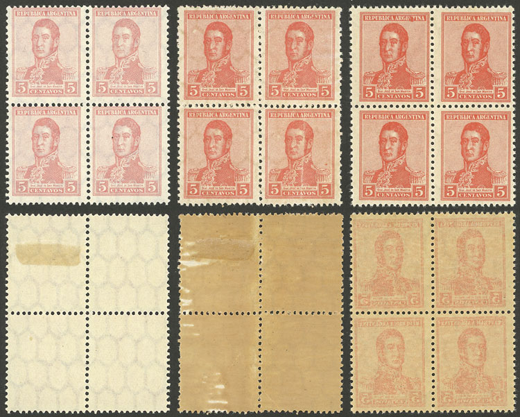 Lot 440 - Argentina general issues -  Guillermo Jalil - Philatino Auction # 2325 ARGENTINA: Special auction with very low starts and lots for collectors of every level!