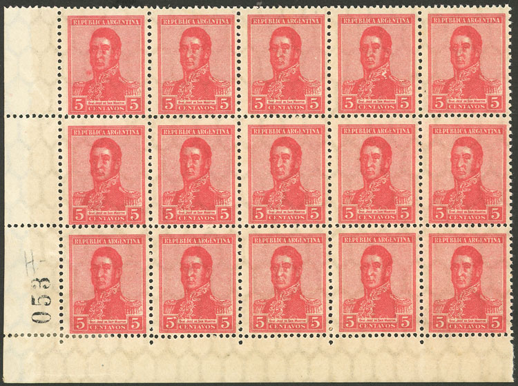 Lot 439 - Argentina general issues -  Guillermo Jalil - Philatino Auction # 2325 ARGENTINA: Special auction with very low starts and lots for collectors of every level!