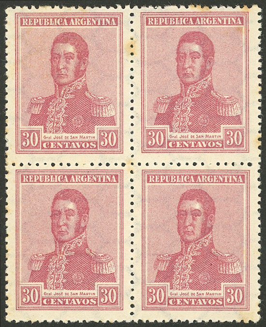 Lot 446 - Argentina general issues -  Guillermo Jalil - Philatino Auction # 2325 ARGENTINA: Special auction with very low starts and lots for collectors of every level!