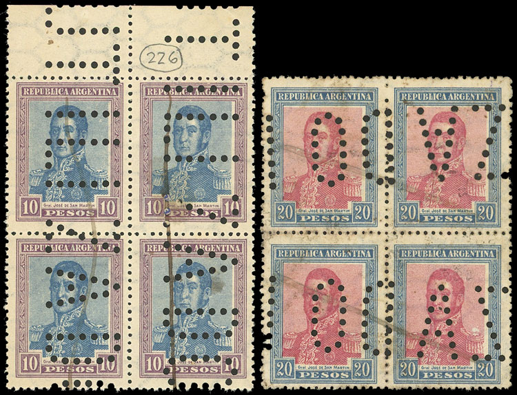 Lot 452 - Argentina general issues - Guillermo Jalil - Philatino Auction # 2325 ARGENTINA: Special auction with very low starts and lots for collectors of every level! Lot 452 - Argentina general issues - Guillermo Jalil - Philatino Auction # 2325 ARGENTINA: Special auction with very low starts and lots for collectors of every level!