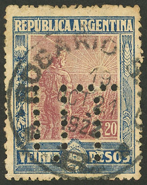 Lot 409 - Argentina general issues - Guillermo Jalil - Philatino Auction # 2325 ARGENTINA: Special auction with very low starts and lots for collectors of every level! Lot 409 - Argentina general issues - Guillermo Jalil - Philatino Auction # 2325 ARGENTINA: Special auction with very low starts and lots for collectors of every level!