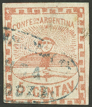 Lot 56 - Argentina confederation - Guillermo Jalil - Philatino Auction # 2325 ARGENTINA: Special auction with very low starts and lots for collectors of every level! Lot 56 - Argentina confederation - Guillermo Jalil - Philatino Auction # 2325 ARGENTINA: Special auction with very low starts and lots for collectors of every level!