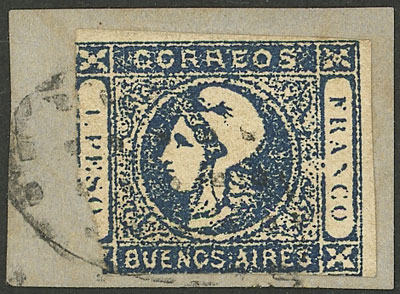 Lot 36 - Argentina cabecitas -  Guillermo Jalil - Philatino Auction # 2325 ARGENTINA: Special auction with very low starts and lots for collectors of every level!