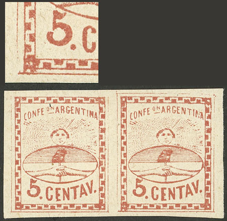 Lot 72 - Argentina confederation - Guillermo Jalil - Philatino Auction # 2325 ARGENTINA: Special auction with very low starts and lots for collectors of every level! Lot 72 - Argentina confederation - Guillermo Jalil - Philatino Auction # 2325 ARGENTINA: Special auction with very low starts and lots for collectors of every level!