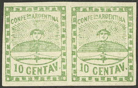 Lot 64 - Argentina confederation - Guillermo Jalil - Philatino Auction # 2325 ARGENTINA: Special auction with very low starts and lots for collectors of every level! Lot 64 - Argentina confederation - Guillermo Jalil - Philatino Auction # 2325 ARGENTINA: Special auction with very low starts and lots for collectors of every level!