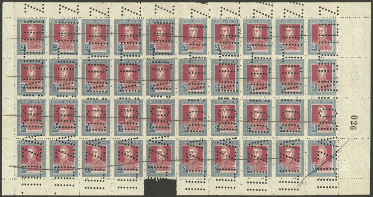 Lot 509 - Argentina general issues - Guillermo Jalil - Philatino Auction # 2325 ARGENTINA: Special auction with very low starts and lots for collectors of every level! Lot 509 - Argentina general issues - Guillermo Jalil - Philatino Auction # 2325 ARGENTINA: Special auction with very low starts and lots for collectors of every level!