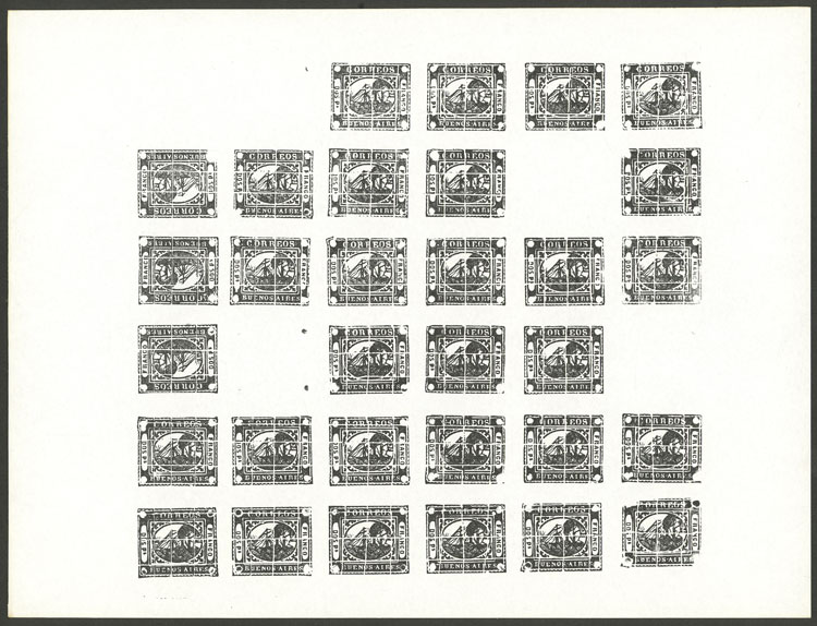 Lot 30 - Argentina barquitos -  Guillermo Jalil - Philatino Auction # 2325 ARGENTINA: Special auction with very low starts and lots for collectors of every level!