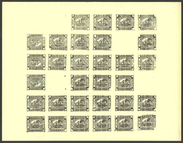 Lot 32 - Argentina barquitos -  Guillermo Jalil - Philatino Auction # 2325 ARGENTINA: Special auction with very low starts and lots for collectors of every level!
