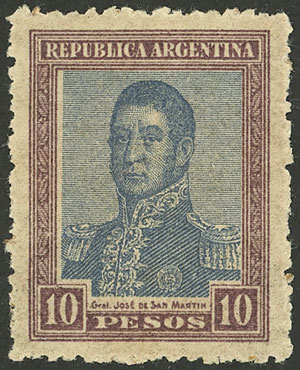 Lot 450 - Argentina general issues -  Guillermo Jalil - Philatino Auction # 2325 ARGENTINA: Special auction with very low starts and lots for collectors of every level!