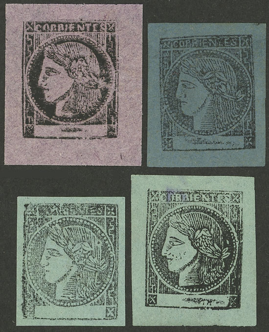 Lot 47 - Argentina corrientes -  Guillermo Jalil - Philatino Auction # 2325 ARGENTINA: Special auction with very low starts and lots for collectors of every level!
