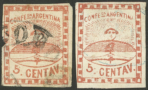 Lot 57 - Argentina confederation - Guillermo Jalil - Philatino Auction # 2325 ARGENTINA: Special auction with very low starts and lots for collectors of every level! Lot 57 - Argentina confederation - Guillermo Jalil - Philatino Auction # 2325 ARGENTINA: Special auction with very low starts and lots for collectors of every level!