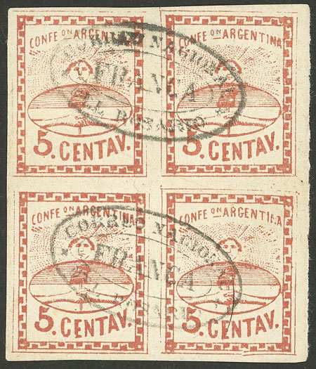 Lot 74 - Argentina confederation - Guillermo Jalil - Philatino Auction # 2325 ARGENTINA: Special auction with very low starts and lots for collectors of every level! Lot 74 - Argentina confederation - Guillermo Jalil - Philatino Auction # 2325 ARGENTINA: Special auction with very low starts and lots for collectors of every level!