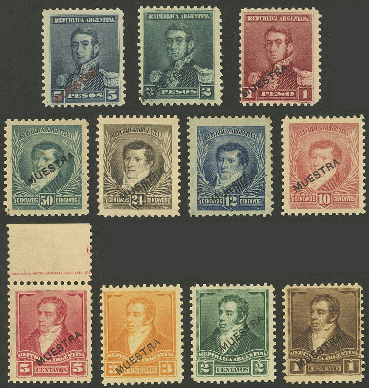 Lot 253 - Argentina general issues - Guillermo Jalil - Philatino Auction # 2325 ARGENTINA: Special auction with very low starts and lots for collectors of every level! Lot 253 - Argentina general issues - Guillermo Jalil - Philatino Auction # 2325 ARGENTINA: Special auction with very low starts and lots for collectors of every level!