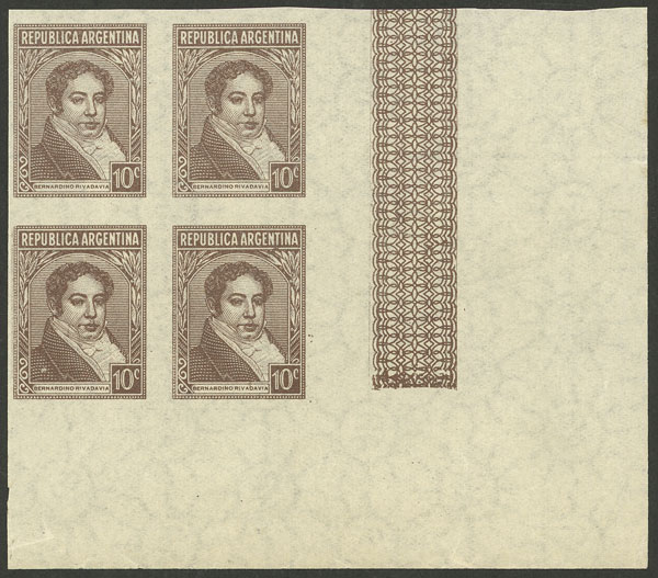 Lot 633 - Argentina general issues - Guillermo Jalil - Philatino Auction # 2325 ARGENTINA: Special auction with very low starts and lots for collectors of every level! Lot 633 - Argentina general issues - Guillermo Jalil - Philatino Auction # 2325 ARGENTINA: Special auction with very low starts and lots for collectors of every level!