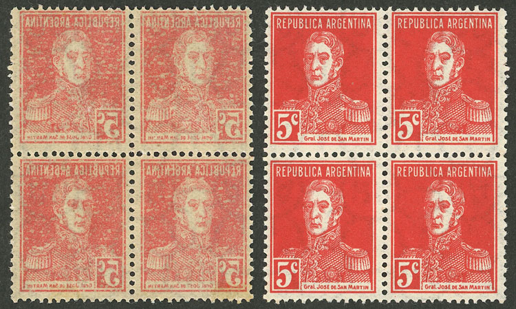 Lot 515 - Argentina general issues - Guillermo Jalil - Philatino Auction # 2325 ARGENTINA: Special auction with very low starts and lots for collectors of every level! Lot 515 - Argentina general issues - Guillermo Jalil - Philatino Auction # 2325 ARGENTINA: Special auction with very low starts and lots for collectors of every level!