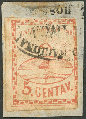 Lot 73 - Argentina confederation - Guillermo Jalil - Philatino Auction # 2325 ARGENTINA: Special auction with very low starts and lots for collectors of every level! Lot 73 - Argentina confederation - Guillermo Jalil - Philatino Auction # 2325 ARGENTINA: Special auction with very low starts and lots for collectors of every level!
