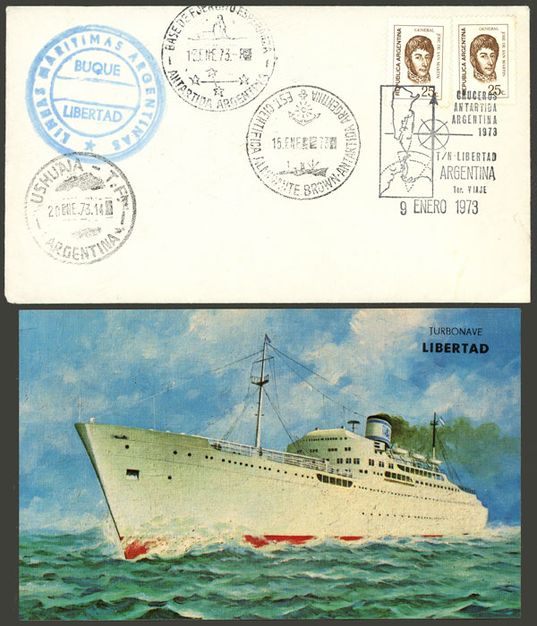 Lot 17 - argentine antarctica postal history - Guillermo Jalil - Philatino Auction # 2325 ARGENTINA: Special auction with very low starts and lots for collectors of every level! Lot 17 - argentine antarctica postal history - Guillermo Jalil - Philatino Auction # 2325 ARGENTINA: Special auction with very low starts and lots for collectors of every level!