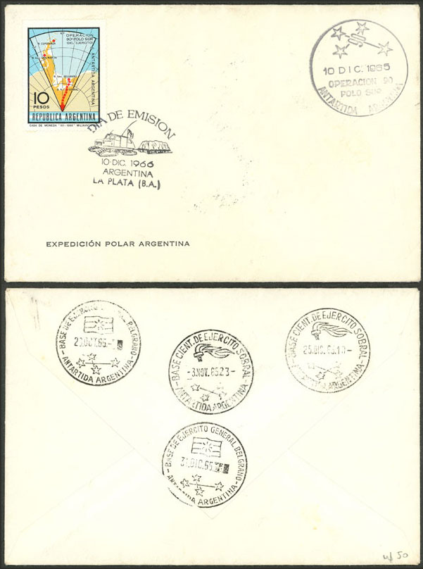 Lot 12 - argentine antarctica postal history - Guillermo Jalil - Philatino Auction # 2325 ARGENTINA: Special auction with very low starts and lots for collectors of every level! Lot 12 - argentine antarctica postal history - Guillermo Jalil - Philatino Auction # 2325 ARGENTINA: Special auction with very low starts and lots for collectors of every level!