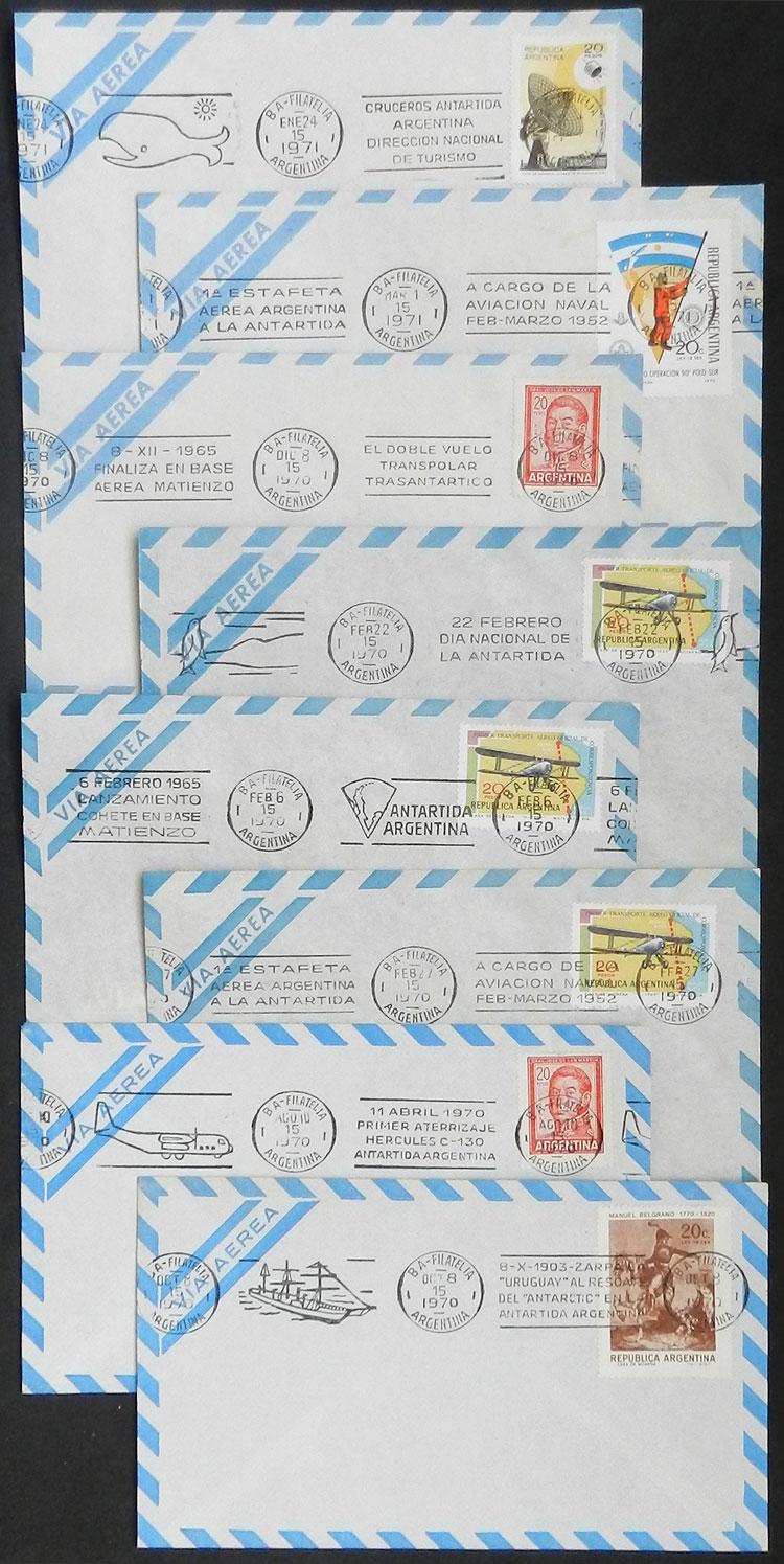 Lot 16 - argentine antarctica postal history - Guillermo Jalil - Philatino Auction # 2325 ARGENTINA: Special auction with very low starts and lots for collectors of every level! Lot 16 - argentine antarctica postal history - Guillermo Jalil - Philatino Auction # 2325 ARGENTINA: Special auction with very low starts and lots for collectors of every level!