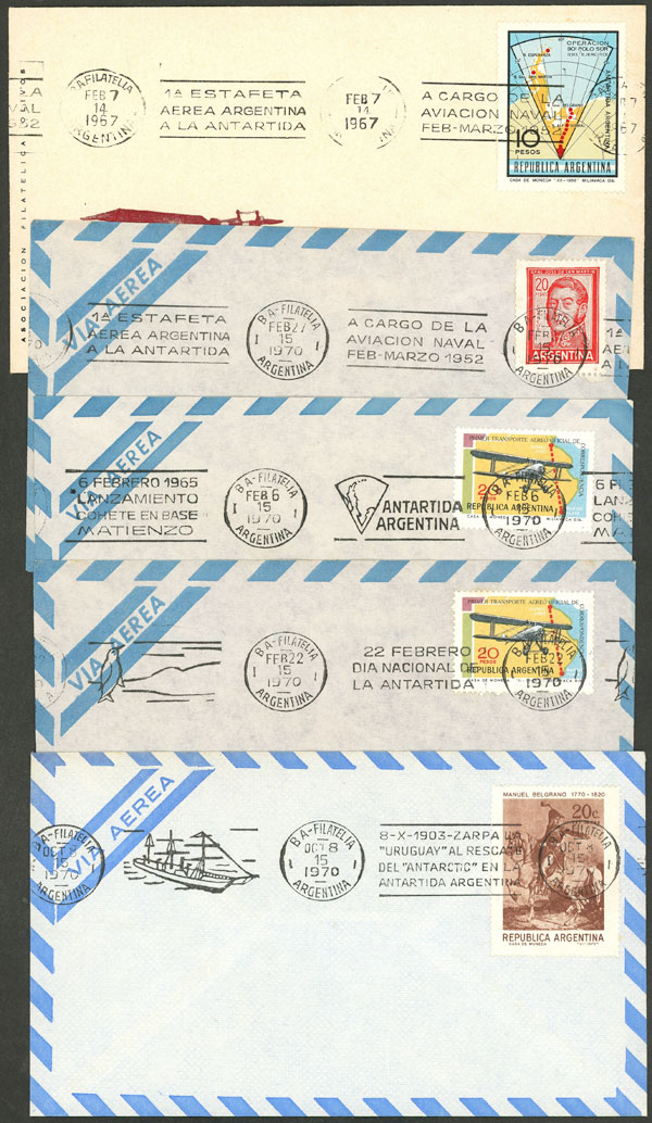 Lot 13 - argentine antarctica postal history - Guillermo Jalil - Philatino Auction # 2325 ARGENTINA: Special auction with very low starts and lots for collectors of every level! Lot 13 - argentine antarctica postal history - Guillermo Jalil - Philatino Auction # 2325 ARGENTINA: Special auction with very low starts and lots for collectors of every level!