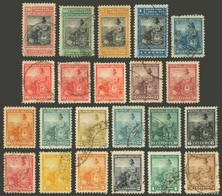 Lot 287 - Argentina general issues - Guillermo Jalil - Philatino Auction # 2325 ARGENTINA: Special auction with very low starts and lots for collectors of every level! Lot 287 - Argentina general issues - Guillermo Jalil - Philatino Auction # 2325 ARGENTINA: Special auction with very low starts and lots for collectors of every level!