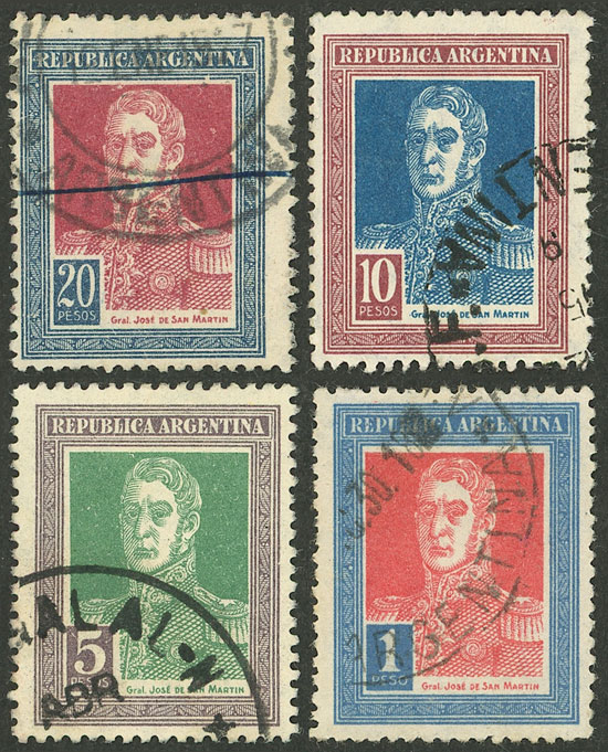 Lot 507 - Argentina general issues - Guillermo Jalil - Philatino Auction # 2325 ARGENTINA: Special auction with very low starts and lots for collectors of every level! Lot 507 - Argentina general issues - Guillermo Jalil - Philatino Auction # 2325 ARGENTINA: Special auction with very low starts and lots for collectors of every level!