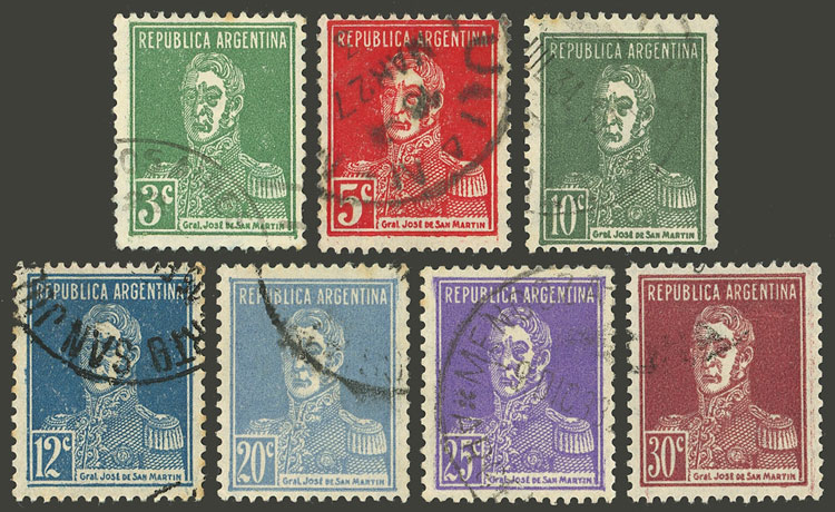 Lot 556 - Argentina general issues -  Guillermo Jalil - Philatino Auction # 2325 ARGENTINA: Special auction with very low starts and lots for collectors of every level!
