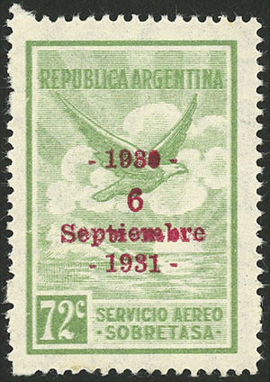 Lot 558 - Argentina general issues -  Guillermo Jalil - Philatino Auction # 2325 ARGENTINA: Special auction with very low starts and lots for collectors of every level!