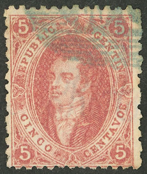 Lot 94 - Argentina rivadavia - Guillermo Jalil - Philatino Auction # 2325 ARGENTINA: Special auction with very low starts and lots for collectors of every level! Lot 94 - Argentina rivadavia - Guillermo Jalil - Philatino Auction # 2325 ARGENTINA: Special auction with very low starts and lots for collectors of every level!
