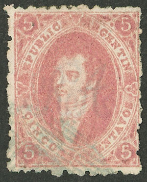 Lot 107 - Argentina rivadavia -  Guillermo Jalil - Philatino Auction # 2325 ARGENTINA: Special auction with very low starts and lots for collectors of every level!