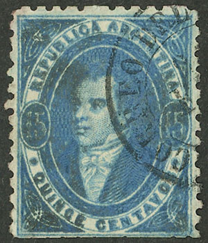 Lot 121 - Argentina rivadavia -  Guillermo Jalil - Philatino Auction # 2325 ARGENTINA: Special auction with very low starts and lots for collectors of every level!
