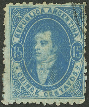 Lot 122 - Argentina rivadavia -  Guillermo Jalil - Philatino Auction # 2325 ARGENTINA: Special auction with very low starts and lots for collectors of every level!