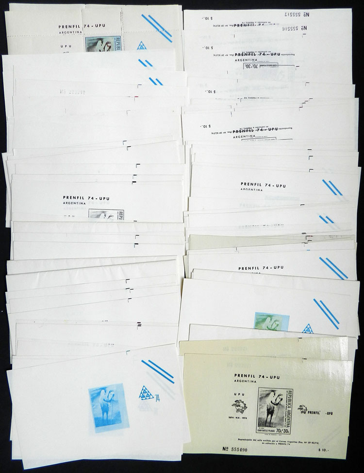 Lot 2235 - Argentina cinderellas -  Guillermo Jalil - Philatino Auction # 2325 ARGENTINA: Special auction with very low starts and lots for collectors of every level!