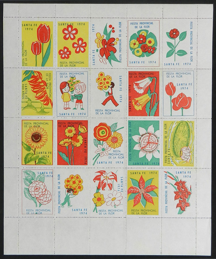 Lot 2245 - Argentina cinderellas -  Guillermo Jalil - Philatino Auction # 2325 ARGENTINA: Special auction with very low starts and lots for collectors of every level!