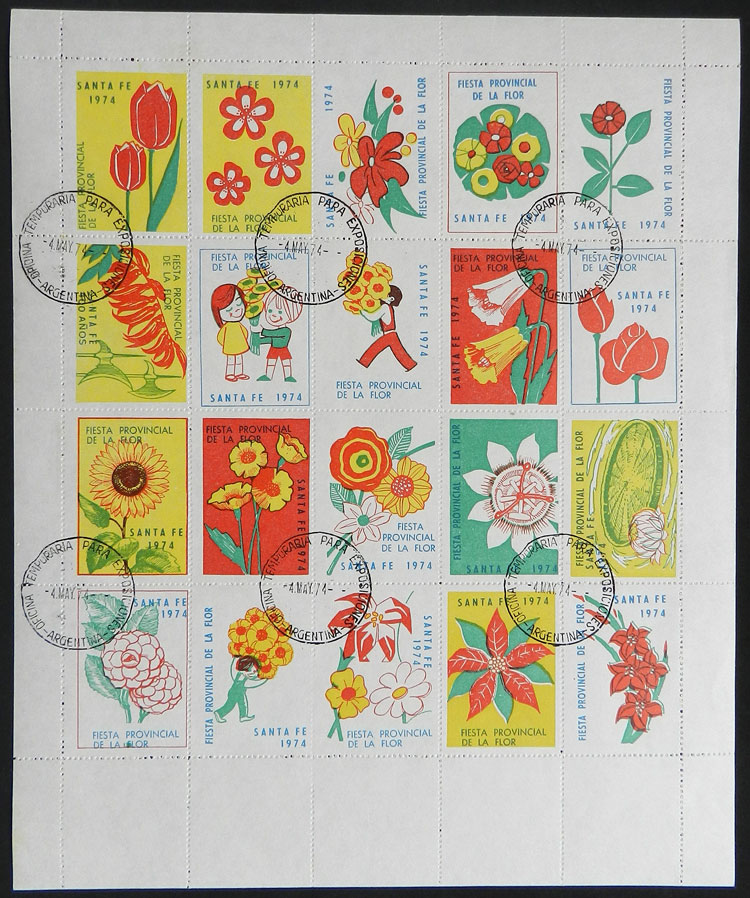 Lot 2250 - Argentina cinderellas -  Guillermo Jalil - Philatino Auction # 2325 ARGENTINA: Special auction with very low starts and lots for collectors of every level!