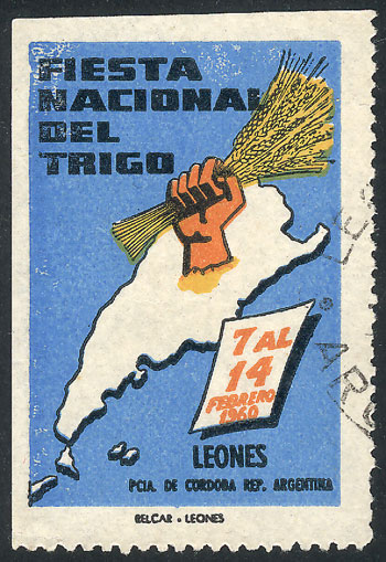 Lot 2238 - Argentina cinderellas -  Guillermo Jalil - Philatino Auction # 2325 ARGENTINA: Special auction with very low starts and lots for collectors of every level!