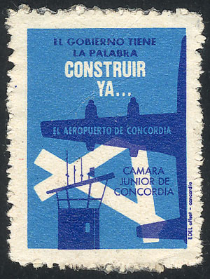 Lot 2242 - Argentina cinderellas -  Guillermo Jalil - Philatino Auction # 2325 ARGENTINA: Special auction with very low starts and lots for collectors of every level!
