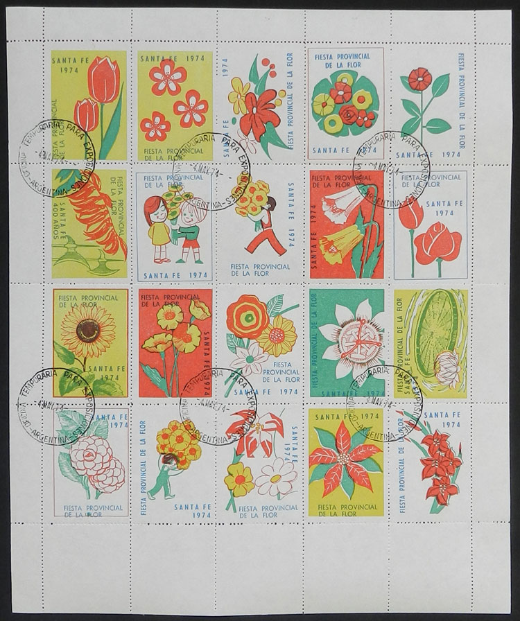 Lot 2246 - Argentina cinderellas -  Guillermo Jalil - Philatino Auction # 2325 ARGENTINA: Special auction with very low starts and lots for collectors of every level!