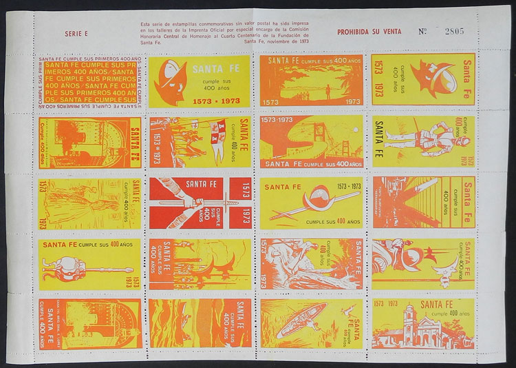 Lot 2247 - Argentina cinderellas -  Guillermo Jalil - Philatino Auction # 2325 ARGENTINA: Special auction with very low starts and lots for collectors of every level!