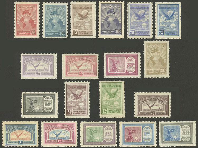 Lot 165 - Argentina general issues - Guillermo Jalil - Philatino Auction # 2326 ARGENTINA: Small but powerful and fun auction! Lot 165 - Argentina general issues - Guillermo Jalil - Philatino Auction # 2326 ARGENTINA: Small but powerful and fun auction!