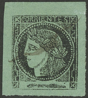 Lot 9 - Argentina corrientes -  Guillermo Jalil - Philatino Auction # 2326 ARGENTINA: Small but powerful and fun auction!